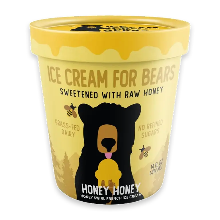 Honey Honey Honey Swirl French Ice Cream