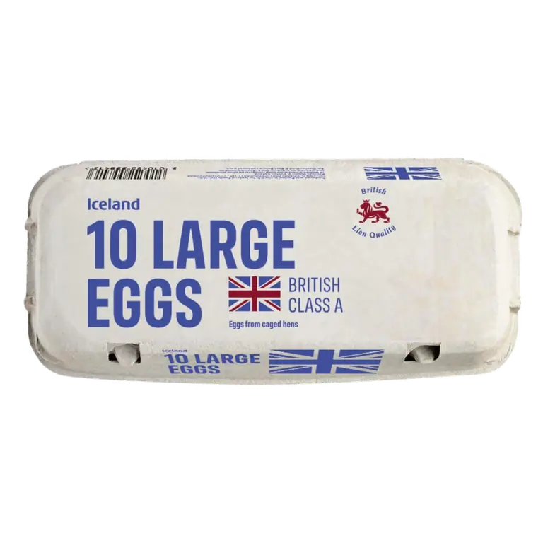 10 Large Class A British Eggs