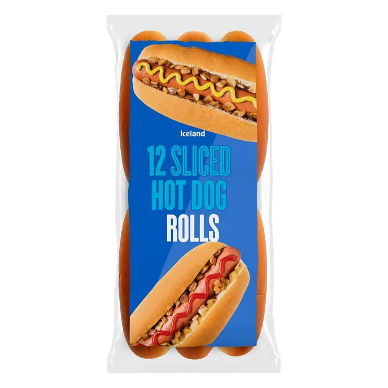 12 Sliced Hot Dog Rolls