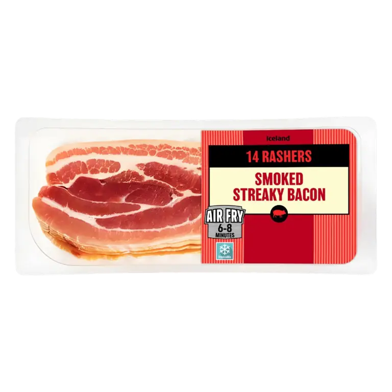 14 Rashers (approx.) Smoked Streaky Bacon 235g