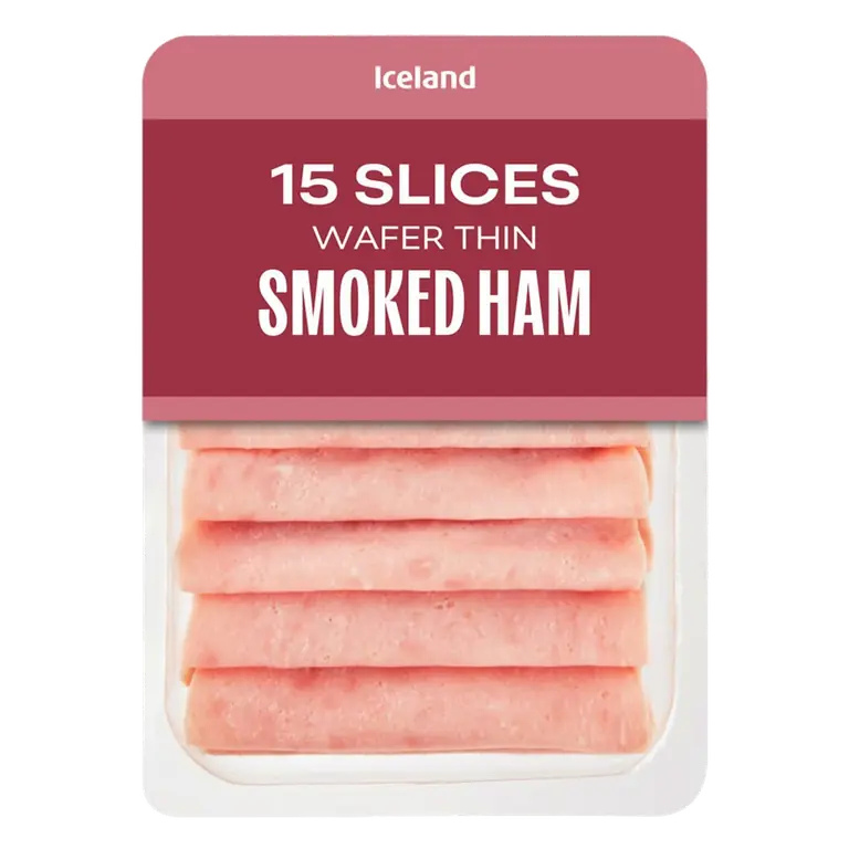 15 Slices (Approx.) Wafer Thin Smoked Ham 120g