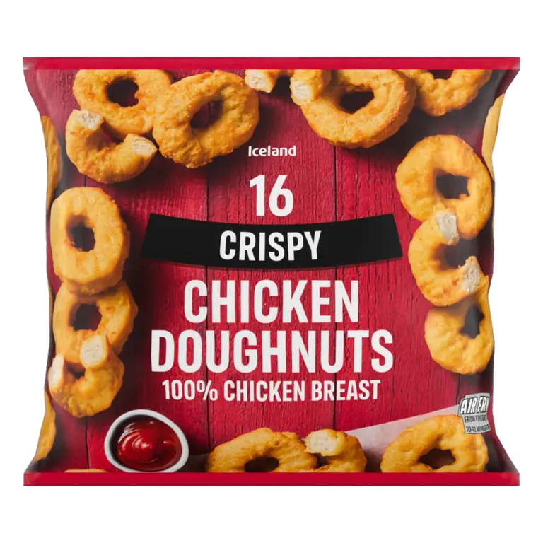 16 (Approx.) Crispy Chicken Doughnuts 640g