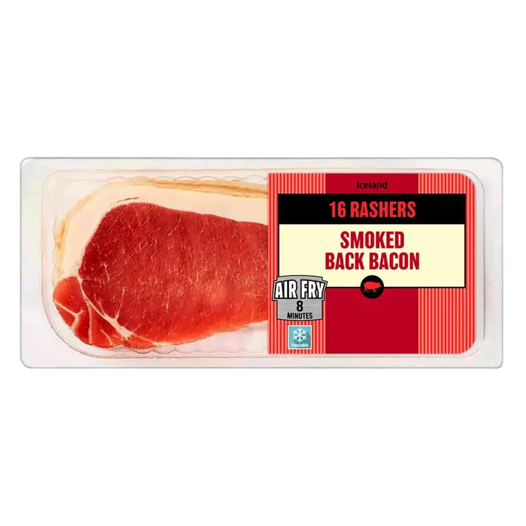16 Rashers (approx.) Smoked Back Bacon 500g