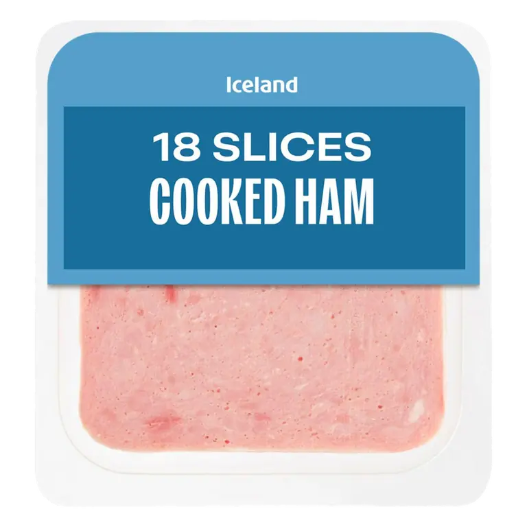18 Slices (Approx.) Cooked Ham 180g