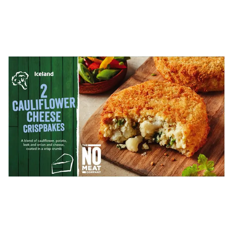 2 Cauliflower Cheese Crispbakes 240g