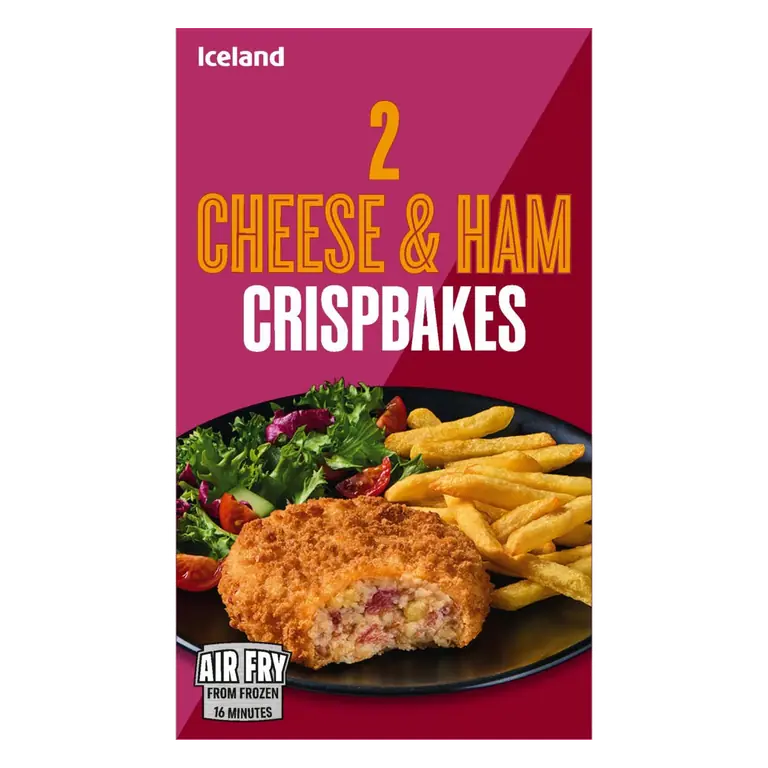 2 Cheese & Ham Crispbakes 200g