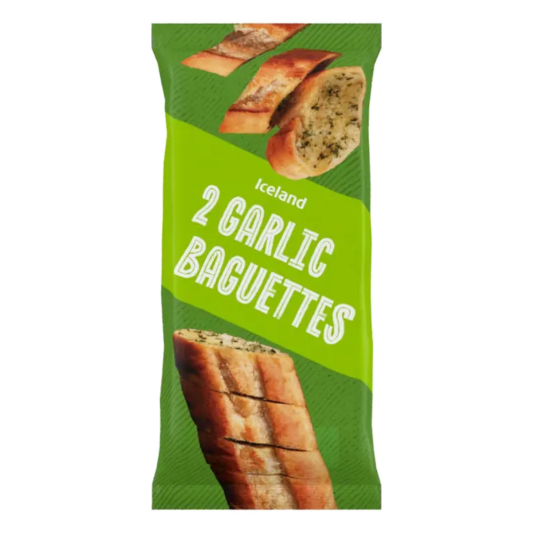 2 Garlic Baguettes 338g