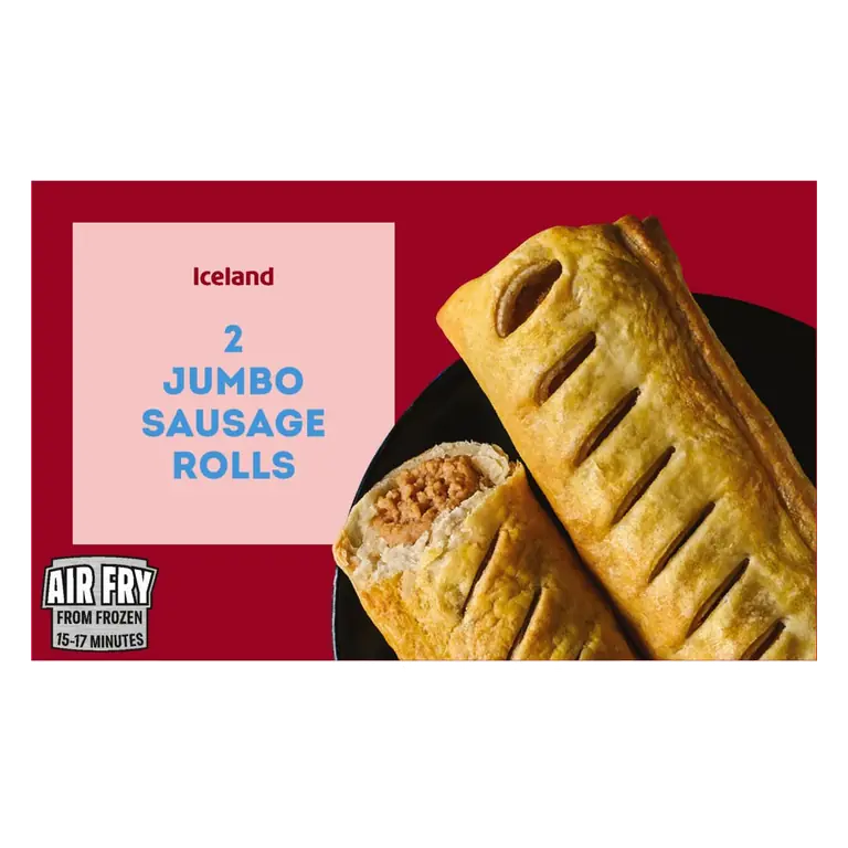 2 Jumbo Sausage Rolls 280g