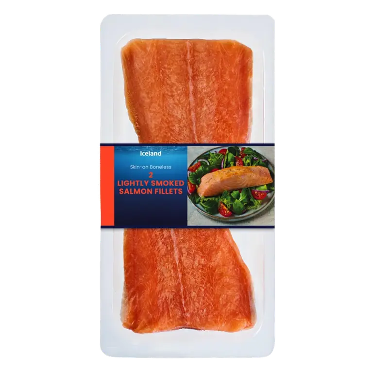 2 Lightly Smoked Salmon Fillets 200g