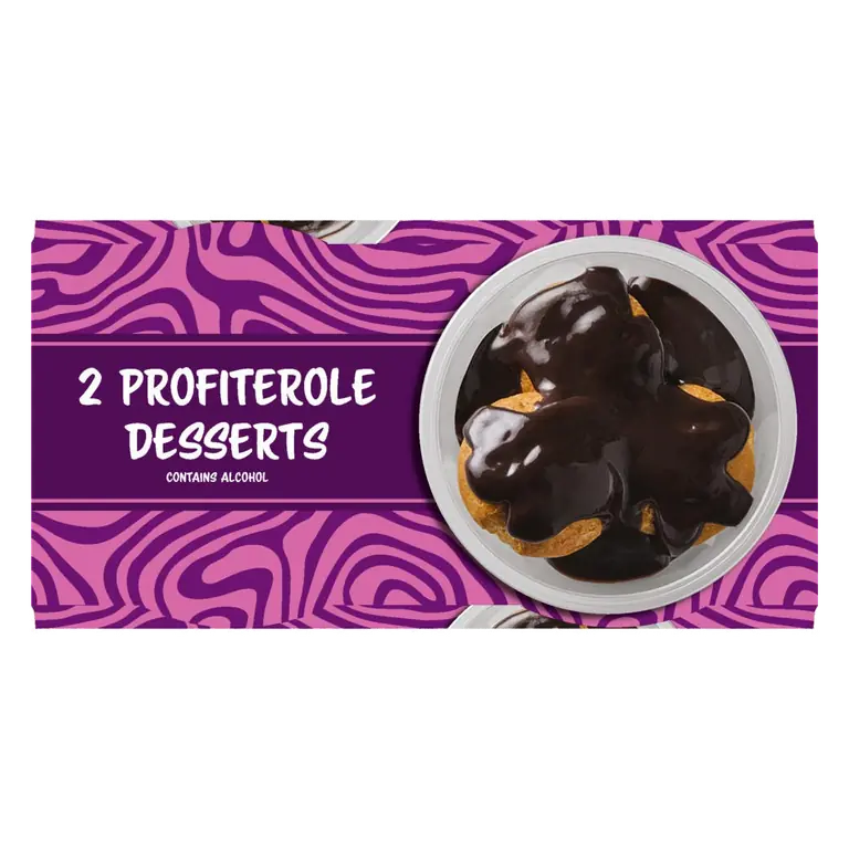 2 Profiterole Desserts 180g