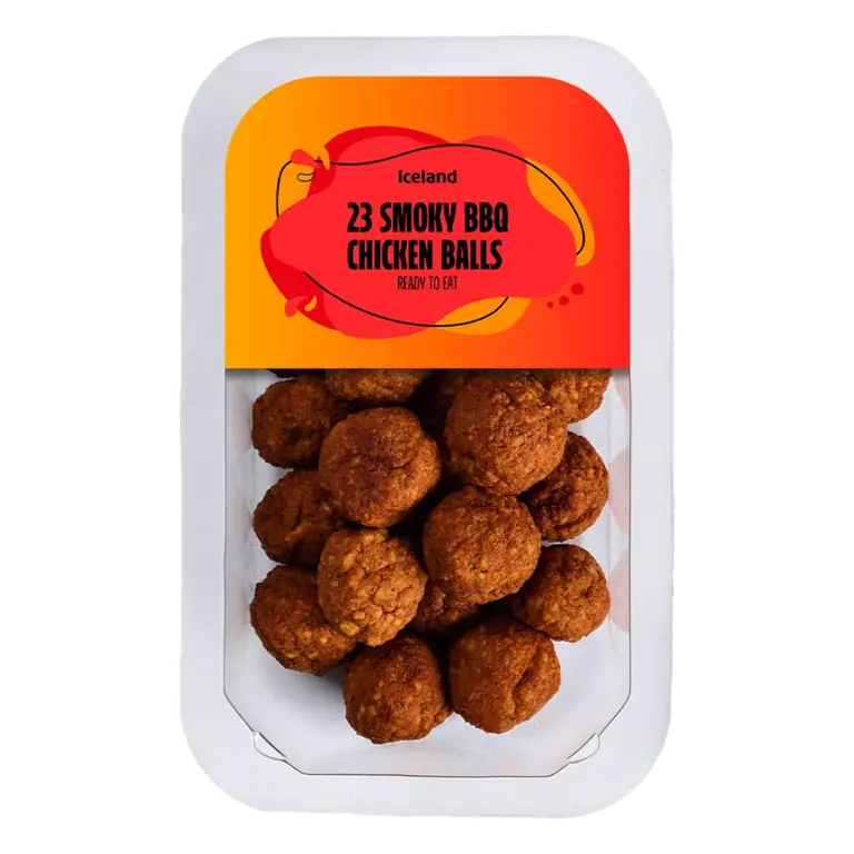 23 (Approx.) Smoky BBQ Chicken Balls 161g