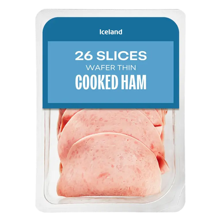 26 Slices (Approx.) Wafer Thin Cooked Ham 210g