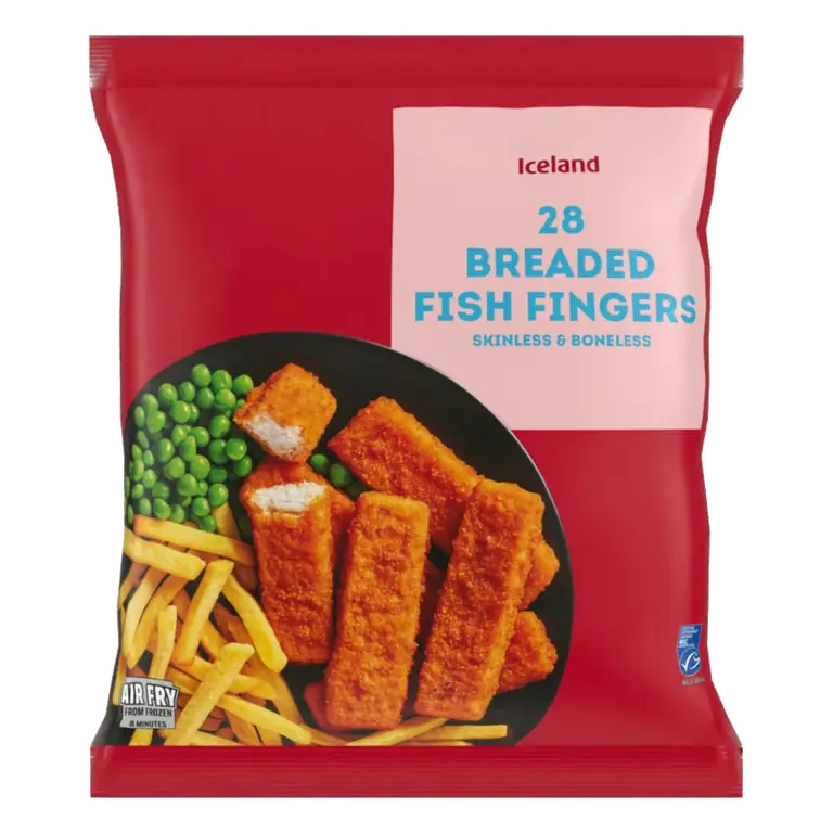 28 (approx.) Breaded Fish Fingers 700g