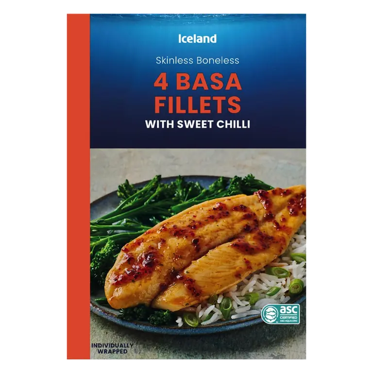 4 Basa Fillets with Sweet Chilli 450g