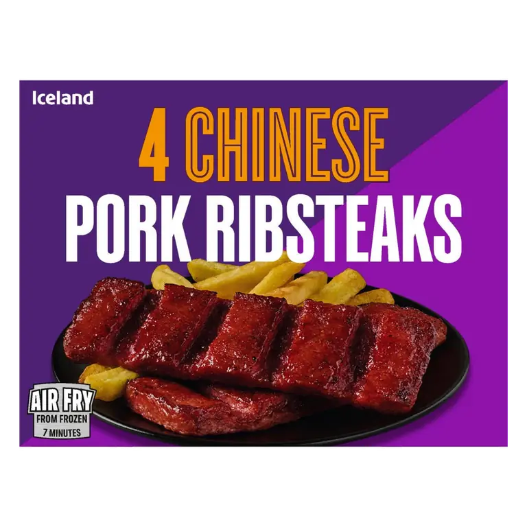 4 Chinese Style Pork Rib Steaks 472g
