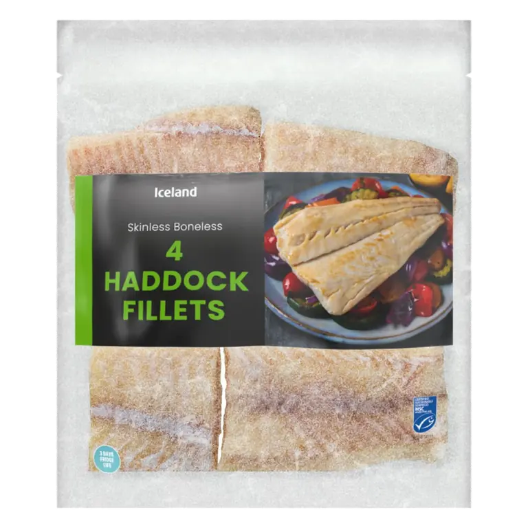 4 Haddock Fillets 500g