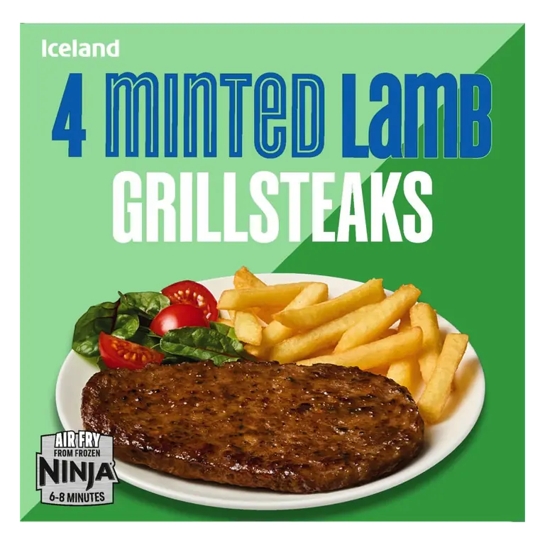 4 Minted Lamb Grillsteaks 300g