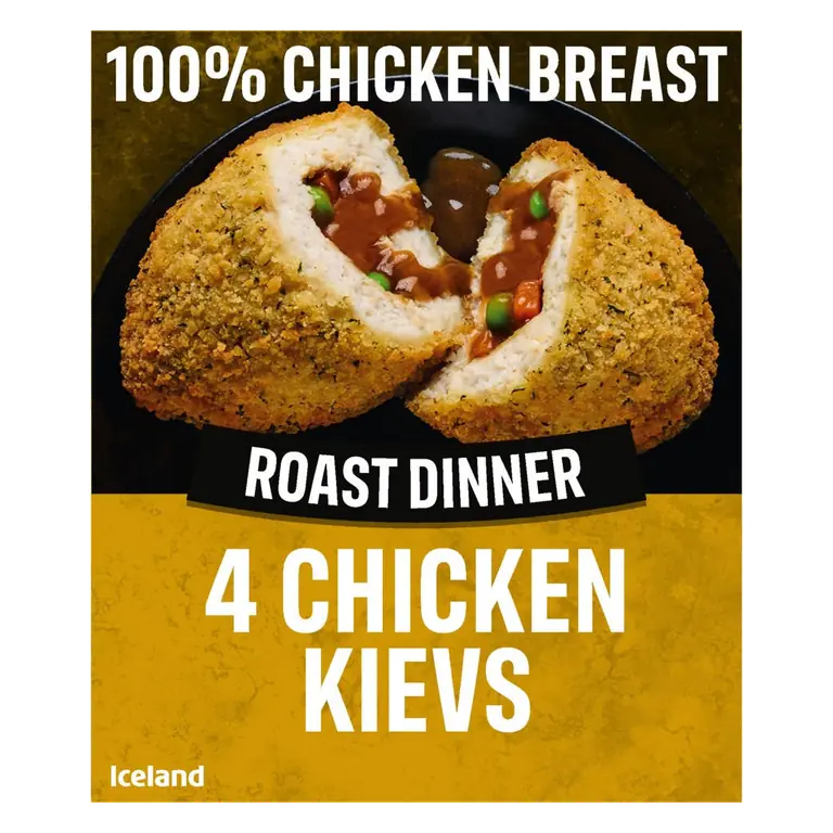 4 Roast Dinner Chicken Kievs 500g