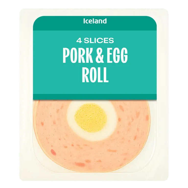 4 Slices (Approx.)Pork & Egg Roll 60g