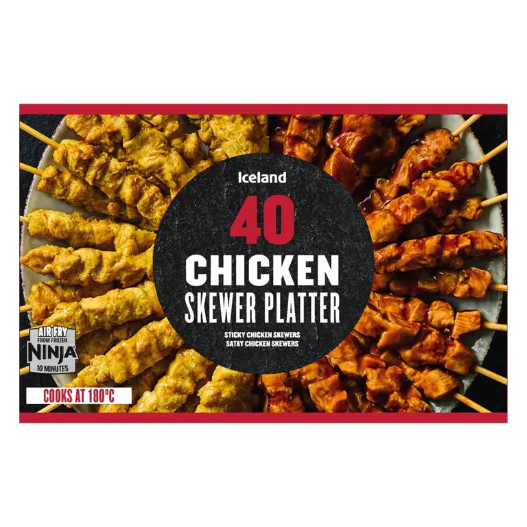 40 (APPROX.) Chicken Skewer Platter 560g