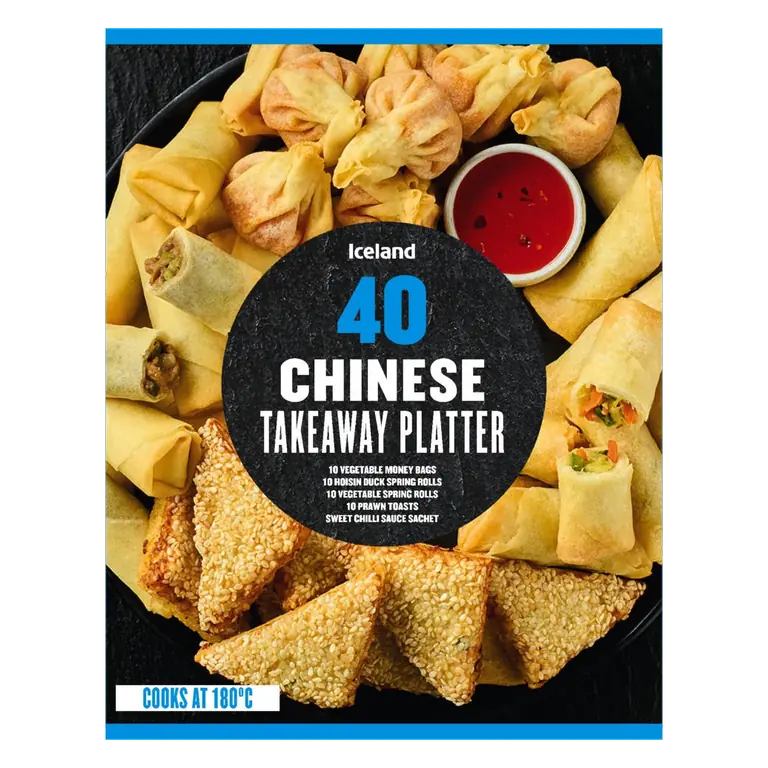 40 (Approx.) Chinese Takeaway Platter 760g