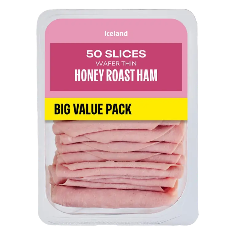 50 (Approx.) Slices Wafer Thin Honey Roast Ham 400g
