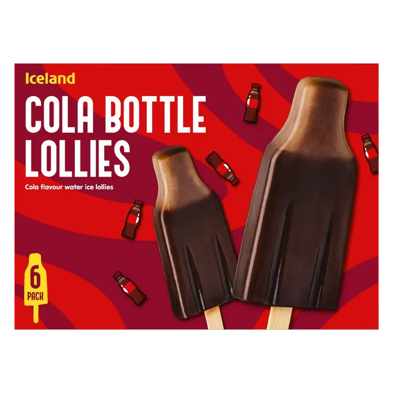 6 Cola Bottle Lollies 360g