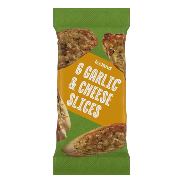 6 Garlic & Cheese Slices 200g