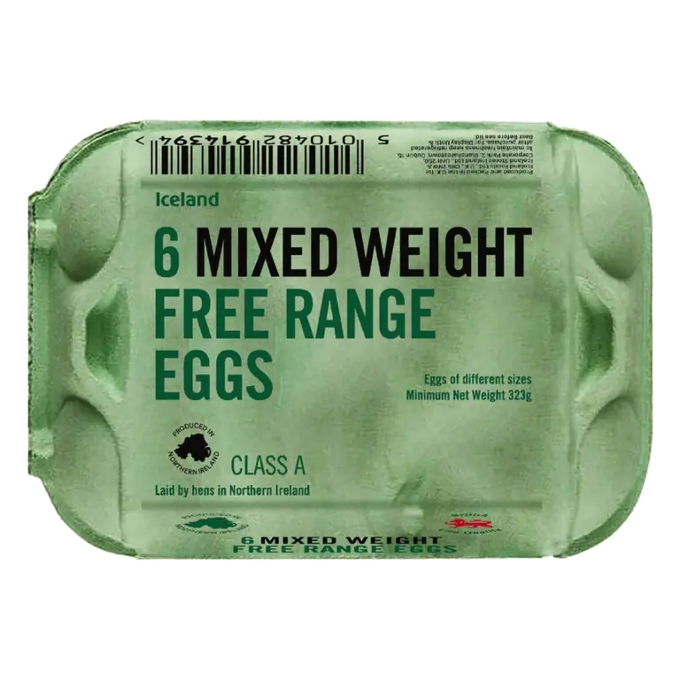 6 Mixed Weight Free Range Eggs