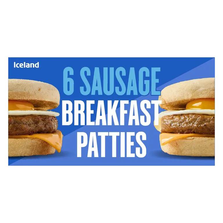 6 Sausage Breakfast Patties 342g