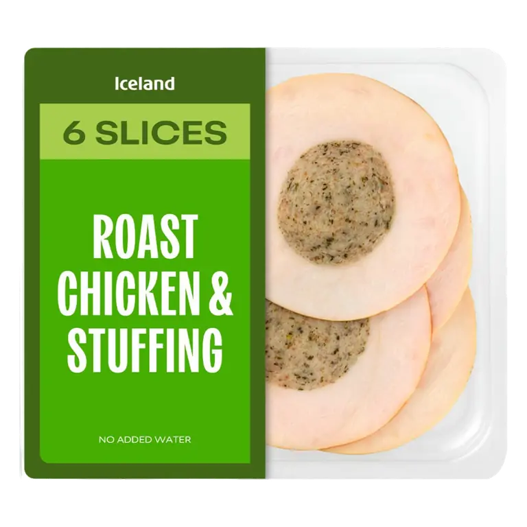 6 Slices (Approx.) Roast Chicken & Stuffing 100g