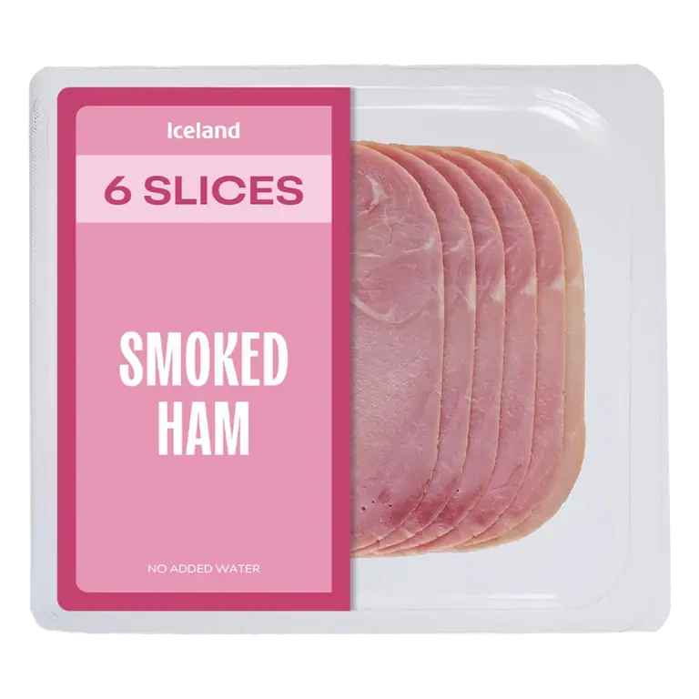 6 Slices (Approx.) Smoked Ham 100g