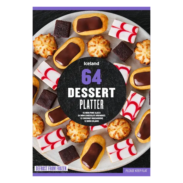 64 (approx) Dessert Platter 739g