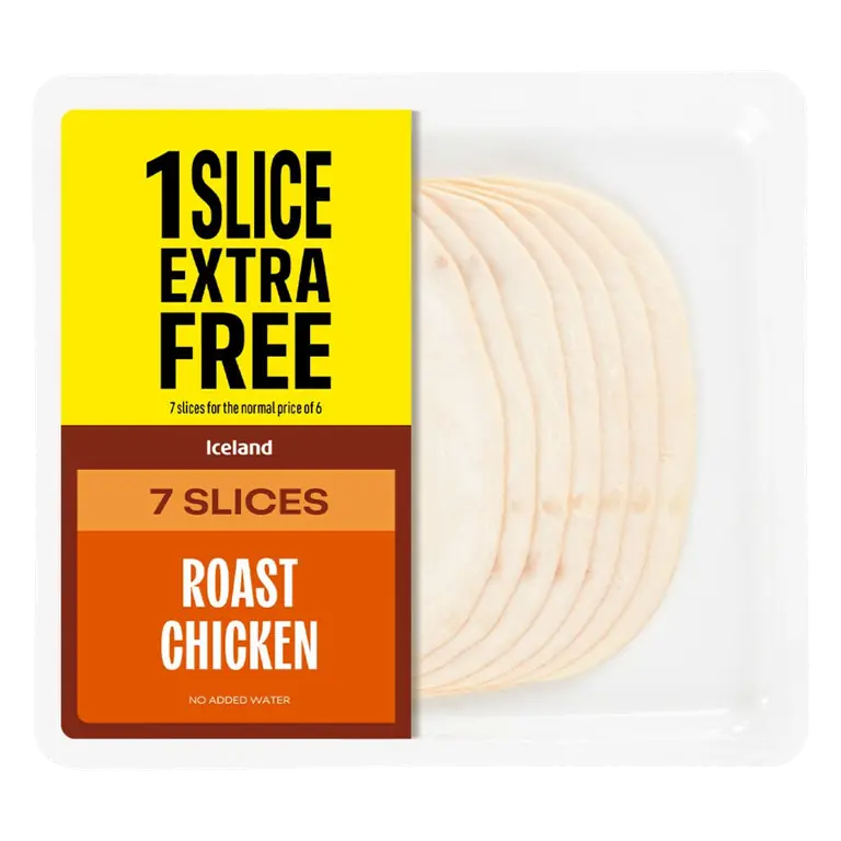7 Slices (approx.) Roast Chicken (Extra Slice Free)
