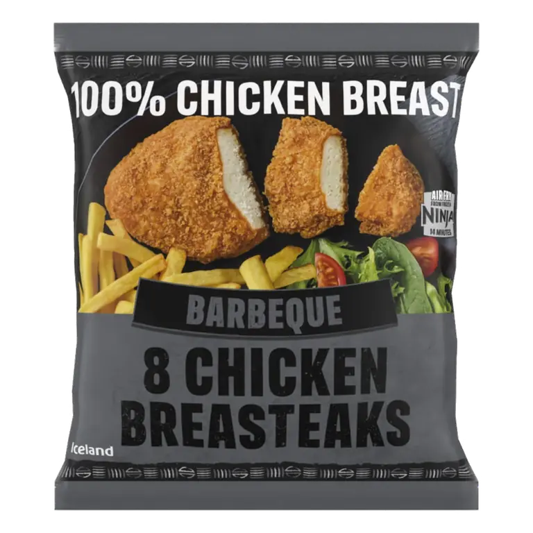 8 Barbeque Chicken Breasteaks 680 g