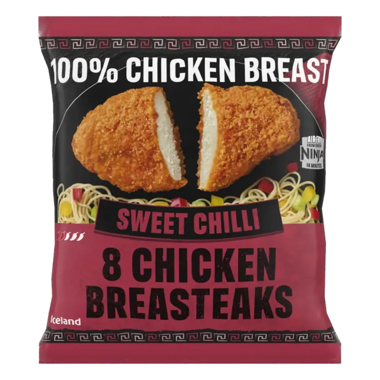 8 Sweet Chilli Chicken Breasteaks 680 g