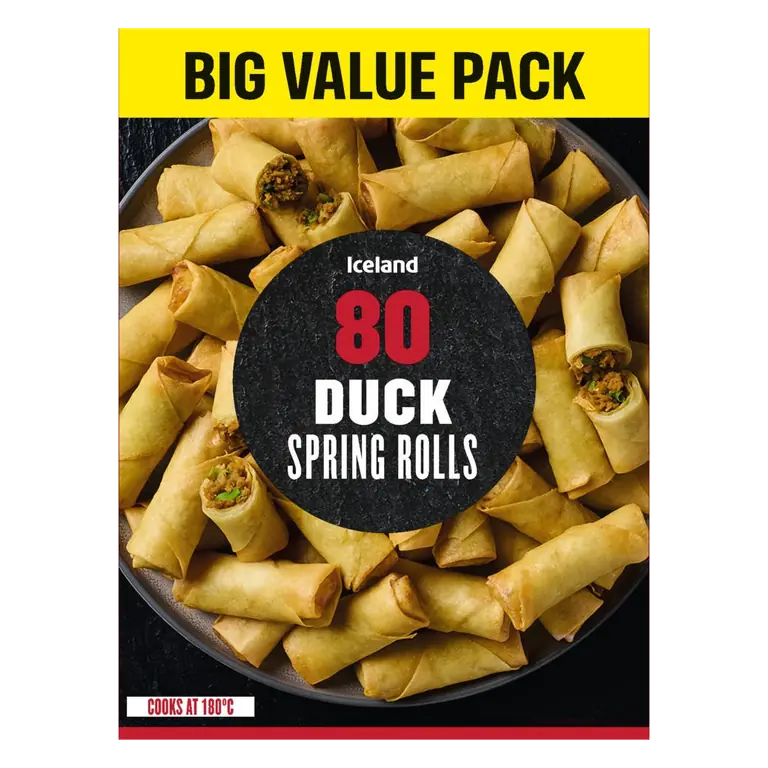 80 (APPROX.) Duck Spring Rolls 2.0kg
