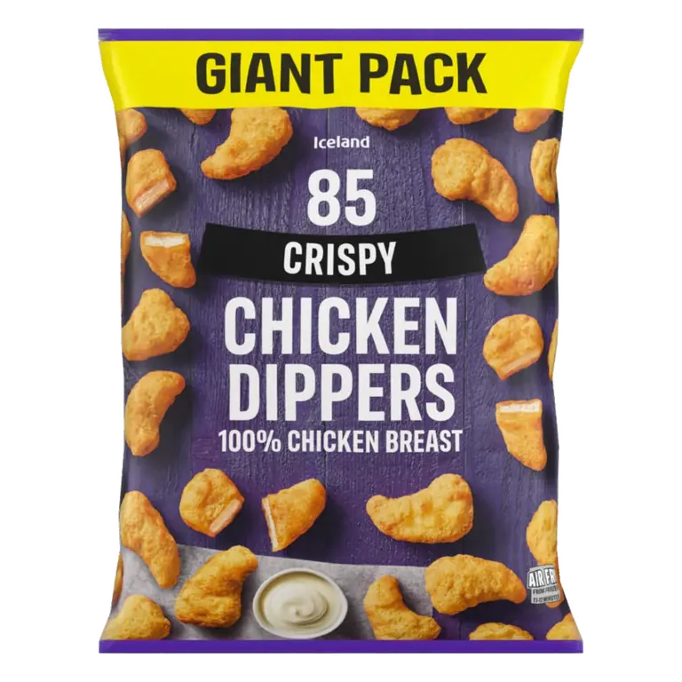 85 (Approx.) Crispy Chicken Dippers 1.530kg