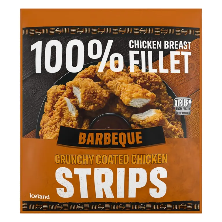 Barbeque Crunchy Coated Chicken Strips 475g
