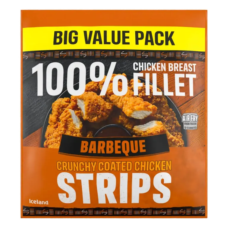 Barbeque Crunchy Coated Chicken Strips 850g