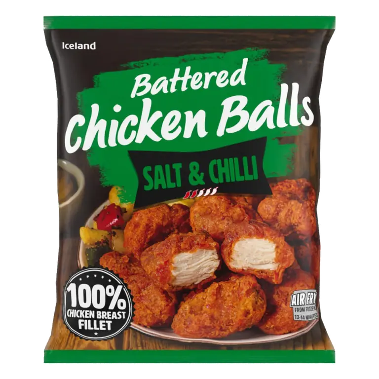 Battered Chicken Balls Salt & Chilli 490g