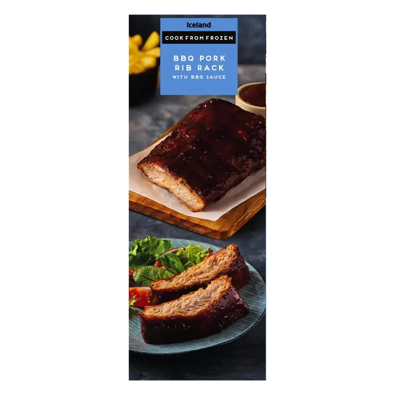 BBQ Pork Rib Rack with BBQ Sauce 500g