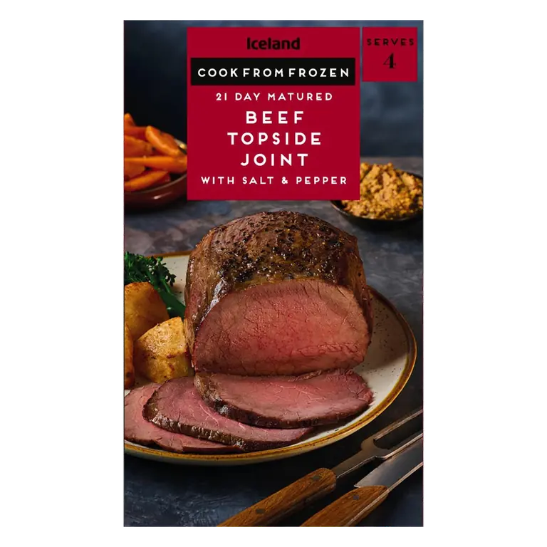 Beef Topside Joint with Salt & Pepper 600g