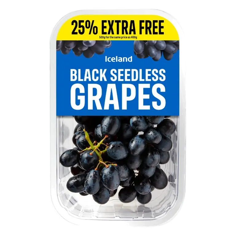 Black Seedless Grapes 500g
