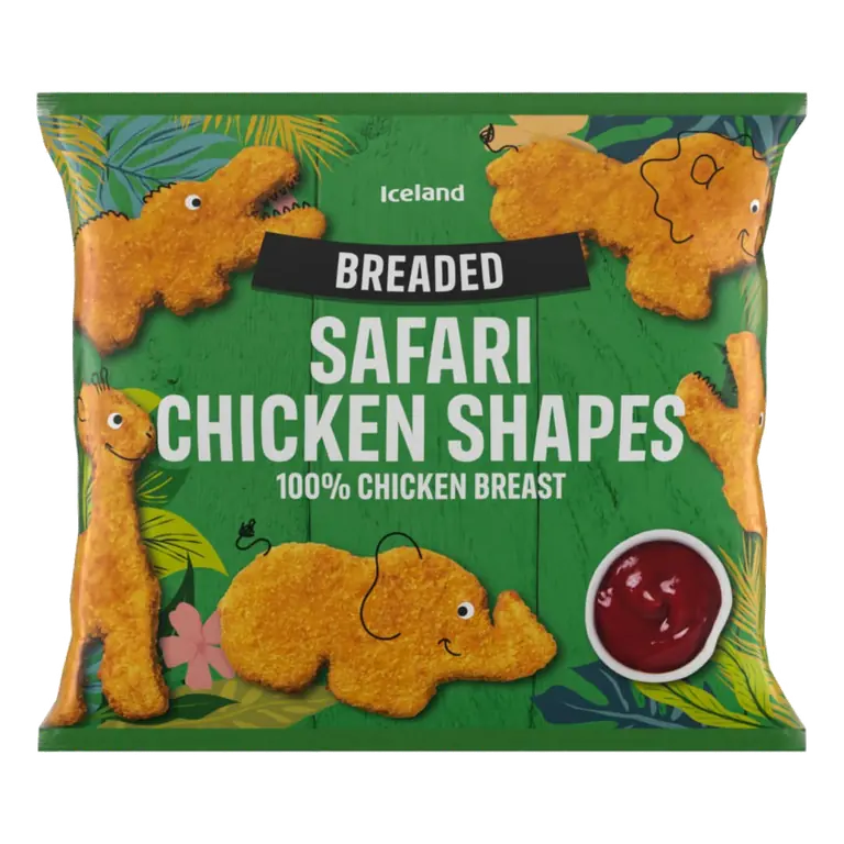 Breaded Safari Chicken Shapes 325g