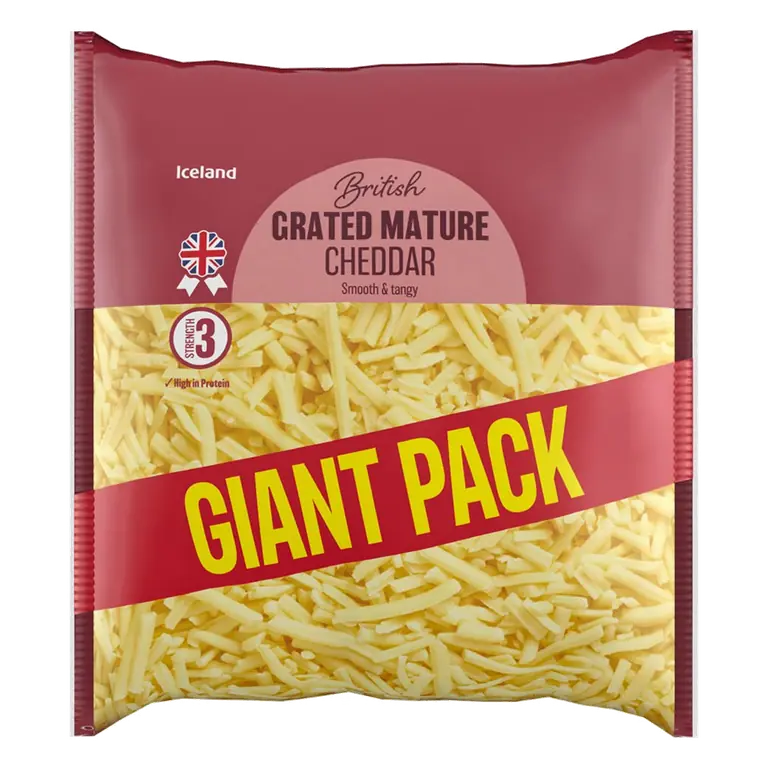 British Grated Mature Cheddar 1kg