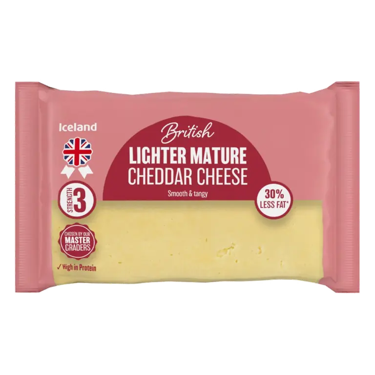 British Lighter Mature Cheddar Cheese 400g