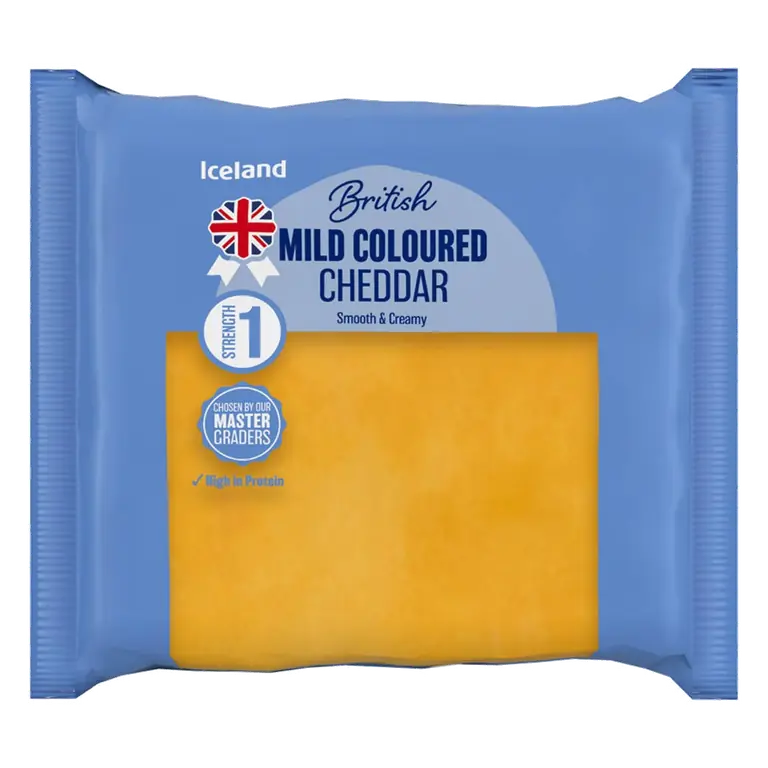British Mild Coloured Cheddar 250g