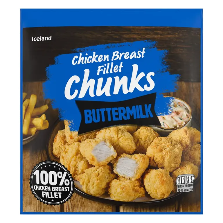 Buttermilk Chicken Breast Fillet Chunks 475g