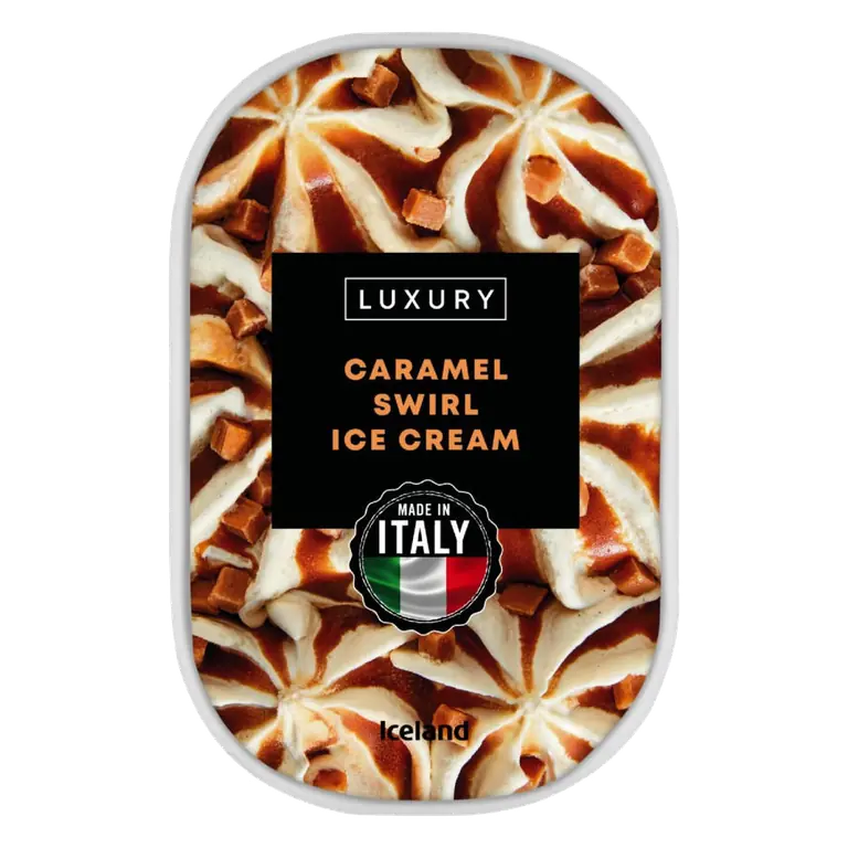 Caramel Swirl Ice Cream 900ml